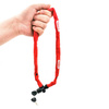 Zapięcie ABUS Web 1500 na klucz, łańcuch 60 cm, czerwone