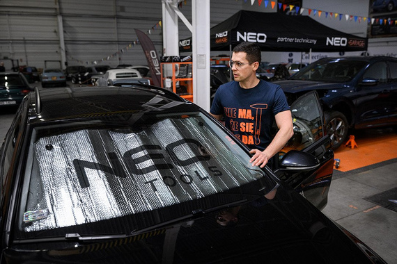 Koszulka T-shirt Neo Tools z nadrukiem, rozmiar L