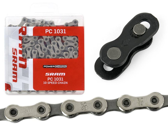 Łańcuch SRAM PC 1031 Solid Pin, 10-rzędowy, 114 ogniw, spinka PowerLock