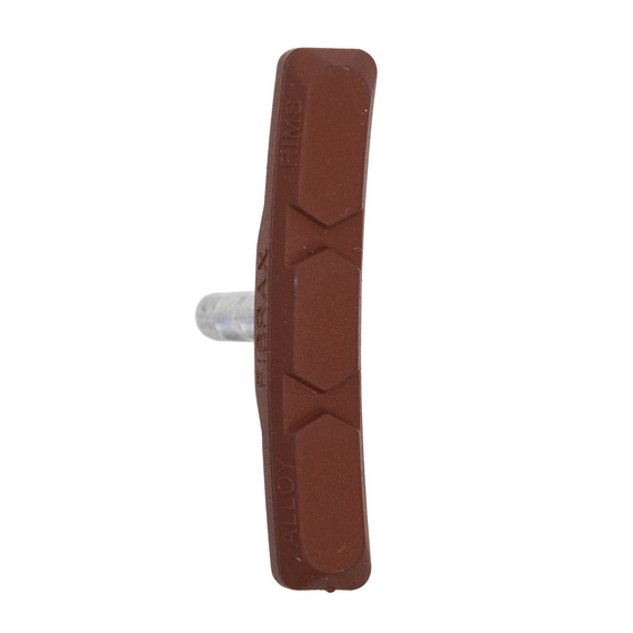 OUTLET- Klocki hamulcowe Fibrax ASH811 Low Profile Pads do hamulców Cantilever, czerwone, trzpień 32 mm, do aluminiowych obręczy