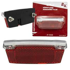 Lampka tylna na bagażnik JY-555E 2 LED + COB, eBike