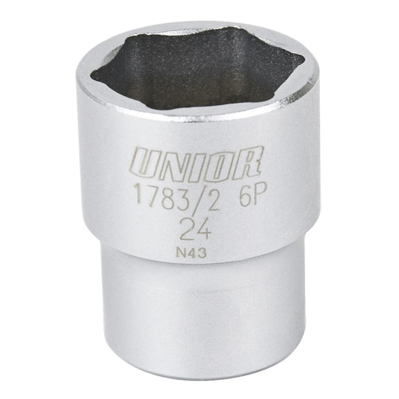 Nasadka Unior 24 mm 1783/1 6P do amortyzatorów, 1/2"