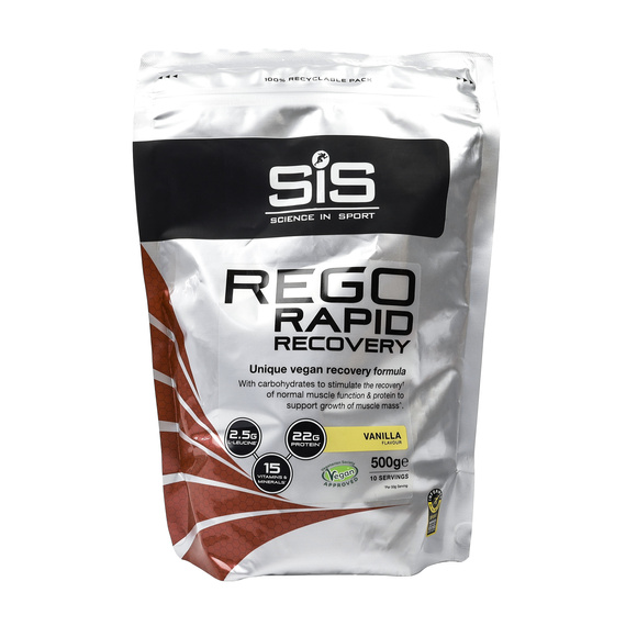 Napój regeneracyjny, potreningówka SIS REGO Rapid Recovery Vanilla, 500 g, proszek