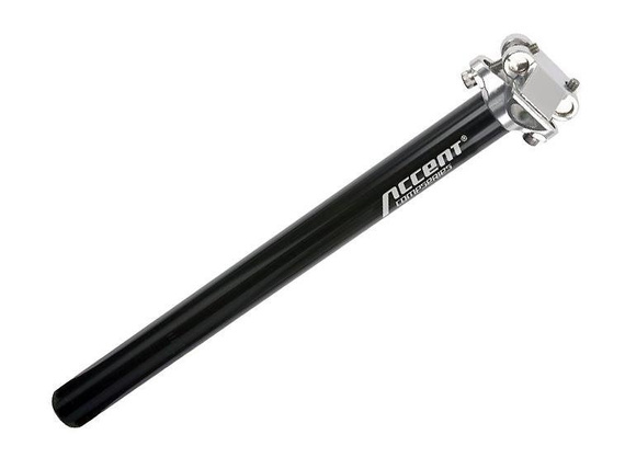 Wspornik siodła Accent SP-408 26,8 mm, czarny