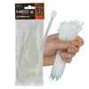 Opaski zaciskowe, zipki NEO-Tools Extreme 2.5 x 150 mm, 100 szt., białe