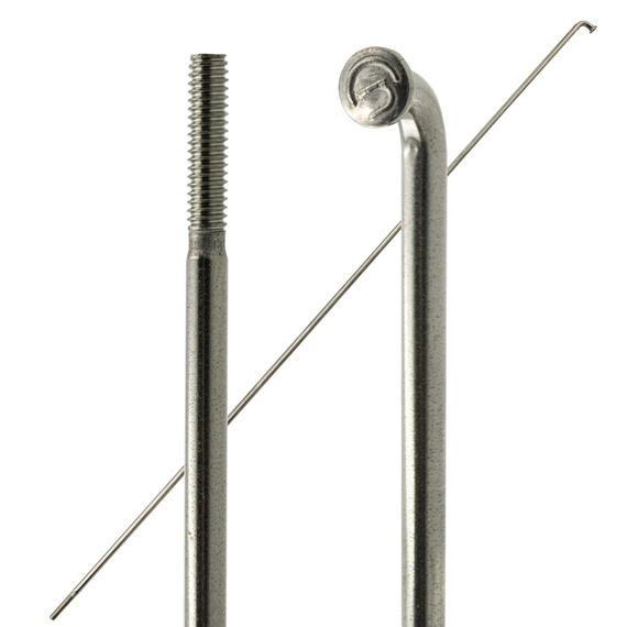 Zestaw 18 sztuk, Szprycha CnSpoke 134T 290 mm, stal nierdzewna, srebrna