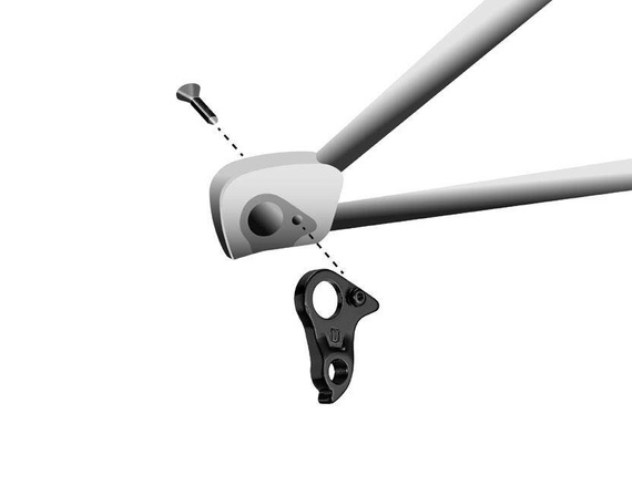 OUTLET Hak przerzutkowy Union GH-232 do ram rowerowych