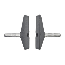 OUTLET- Klocki hamulcowe Fibrax ASH298 Sure Stop, szare, Cantilever, trzpień, 65 mm, do aluminiowych obręczy