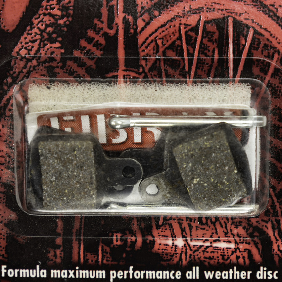 Klocki hamulcowe pół-metaliczne Fibrax ASH912 do hamulców Hope XC4 (4-tłoczkowe)