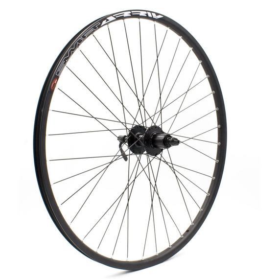 Koło tył MTB 27,5" Stars, FH-TX506, 32 SLE czarne, pod tarcze 6 śrub