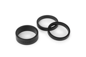 Podkładki Dartmoor pod stery 10/5/3 mm 1-1/8" Czarne