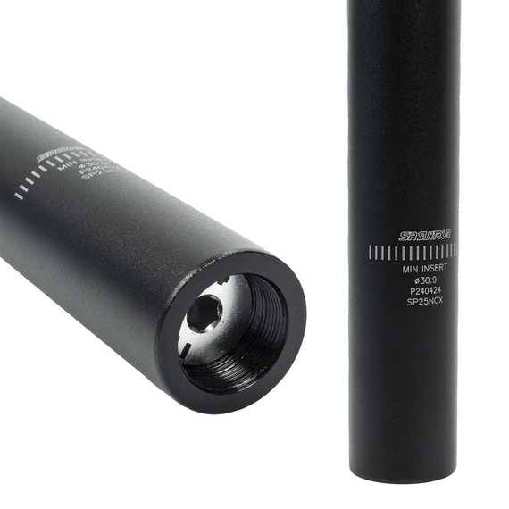 Wspornik siodła XLC / SR Suntour NCX, amortyzowany 27,2 mm x 350 mm, czarny