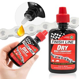 Olej do łańcucha Finish Line Dry Lube 60 ml, Non-Stic Ceramic, z azotkiem boru