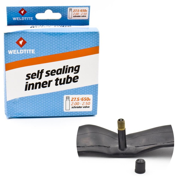 Dętka z uszczelniaczem Weldtite Self Sealing 27,5 x2,0" - 2,5", Auto