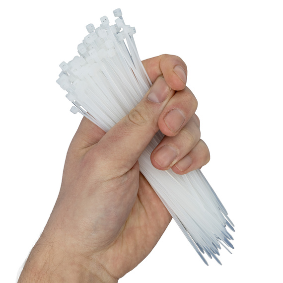 Opaski zaciskowe, zipki NEO-Tools Extreme 2.5 x 150 mm, 100 szt., białe