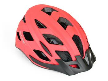 Kask Author Pulse LED X8 czerwony fluo