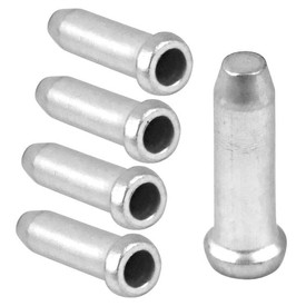Końcówki linki Accent 2,3 mm aluminiowe 5 sztuk srebrne