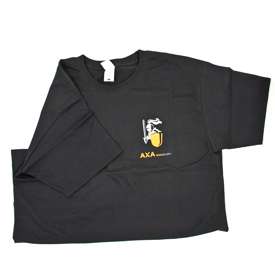 Koszulka AXA Bike Security czarna, rozmiar L
