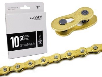 Łańcuch Connex 10SG, 10-rzędowy, 114 ogniw, stal, złoty