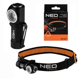 Latarka czołowa Neo Tools 99-027, 600 lm, 6W LED, USB