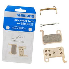 Okładziny Shimano M06 metaliczne ze sprężyną