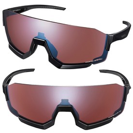 Okulary Shimano AeroLite2 czarne, soczewki Ridescape HC- Wysoki kontrast
