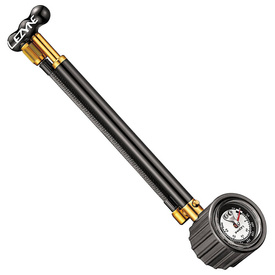 Pompka do amortyzatora Lezyne Shock Drive 400 PSI, czarno-złota