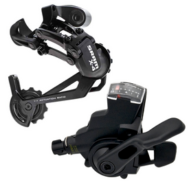 Przerzutka tylna SRAM X.4, 8 rz. + Manetka SRAM X-4 Trigger 8-rzędowa