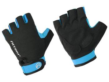 Rękawiczki Accent Bora czarno-niebieskie XL