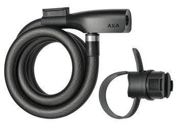 Zapięcie rowerowe AXA Resolute 15-120, 15 mm x 120 cm w kolorze czarnym z mocowaniem do ramy roweru