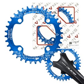 Zębatka SNAIL do mechanizmu korbowego 1x, 104 BCD, 36T, Narrow Wide, niebieska