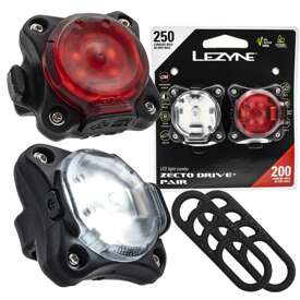 Zestaw lampek Lezyne Zecto Drive 250+, Zecto Drive 200+, 250 lm, 200 lm