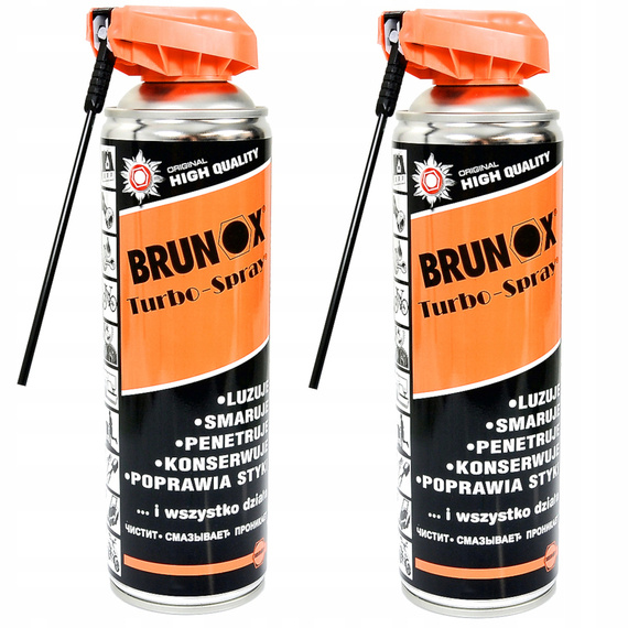 2x Brunox Turbo-Spray 500 ml