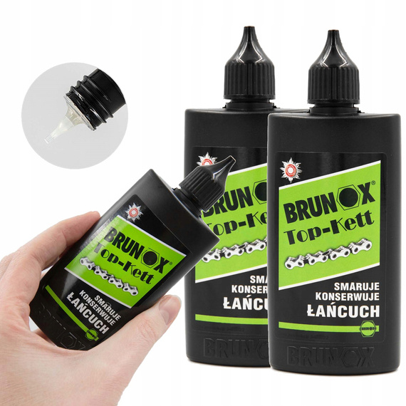 3x Smar olej do łańcucha Brunox Top Kett 100 ml