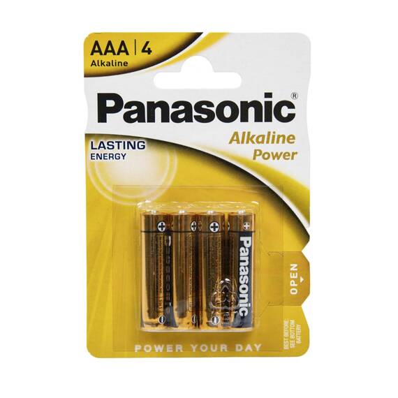 Baterie alkaliczne Panasonic LR03/AAA 1,5 V 4 szt
