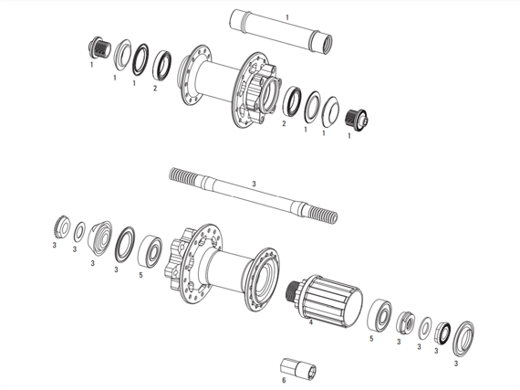 Bębenek piasty Sram X-9 V2, 11.2015.019.200