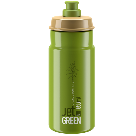 Bidon Elite Jet Green zielony, 550ml
