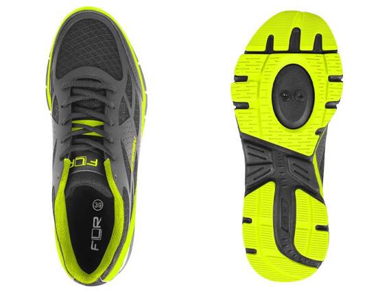 Buty Sport FLR Energy, 45, czarno-żółte neon