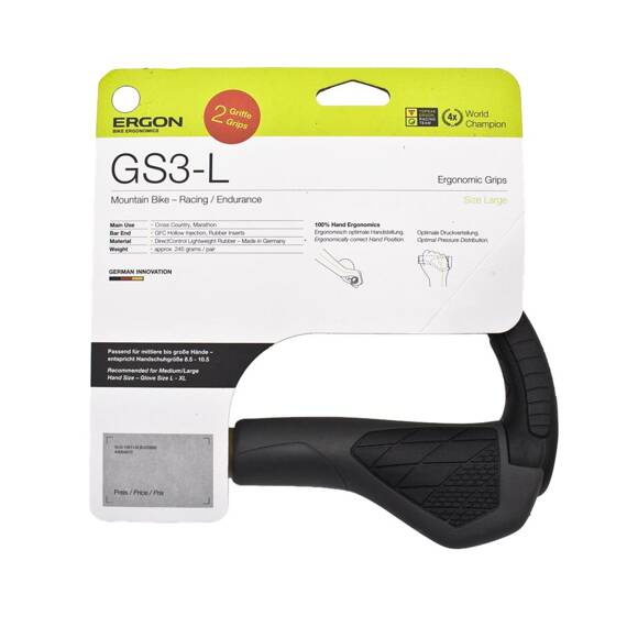 Chwyty kierownicy Ergon GRIP GS 3 L 140 mm