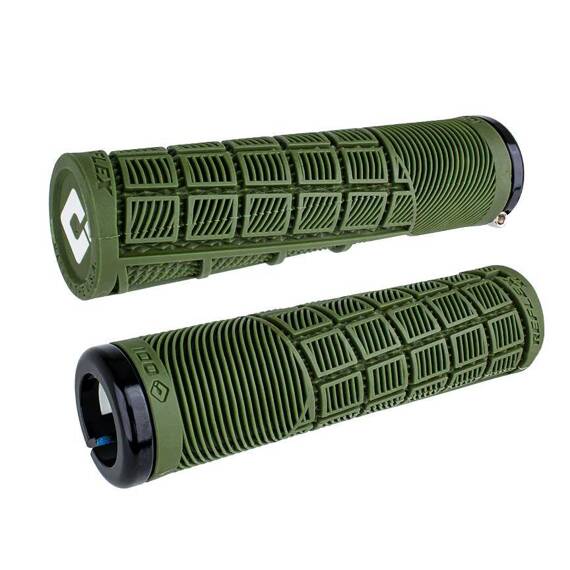 Chwyty przykręcane ODI Reflex XL, 34,5 mm x 135 mm, obejma, zielone