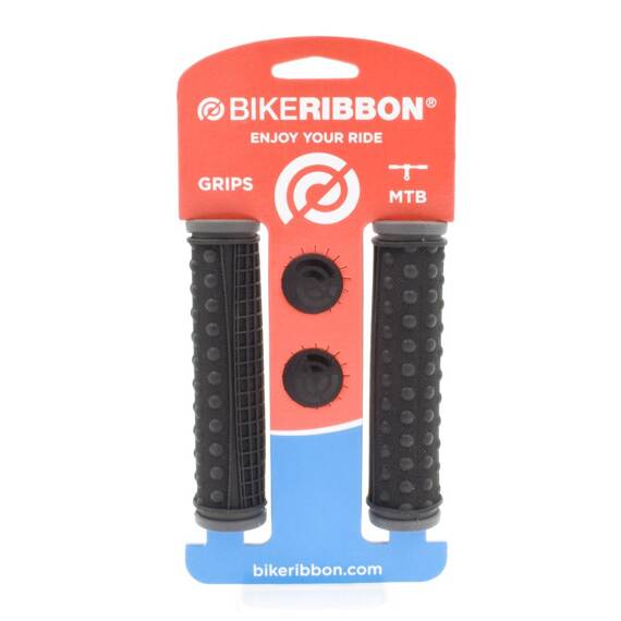 Chwyty rowerowe Bike Ribbon Dr.Dots 125x30 mm, czarne