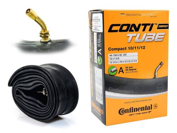 Dętka Continental Compact 10/11/12'' x 1.75'' - 2.5'' wentyl auto 34 mm gięty