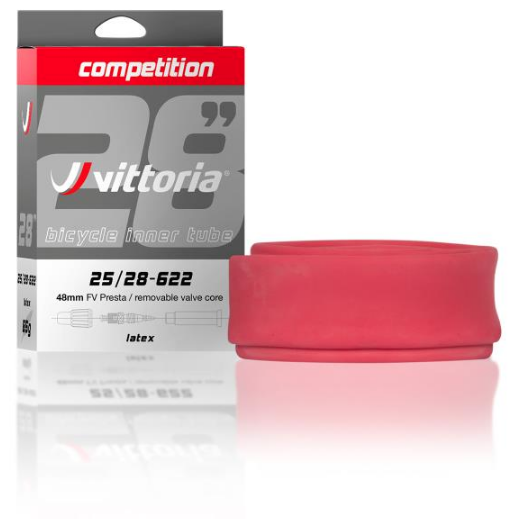 Dętka Vittoria Competition Latex MTB 26 x 1.7- 2.3, Presta 48mm RVC