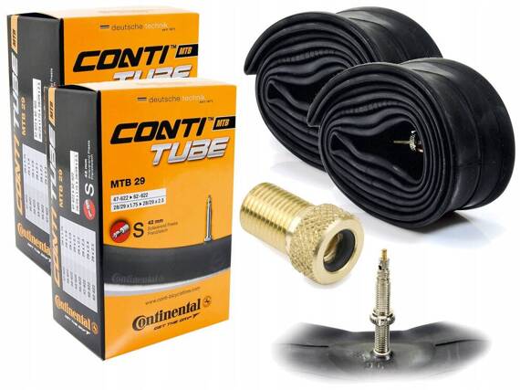 Dętki Continental 28/29 x 1,75 - 2,5 + ADAPTER