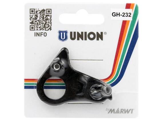 Hak przerzutkowy Union GH-232 do ram rowerowych