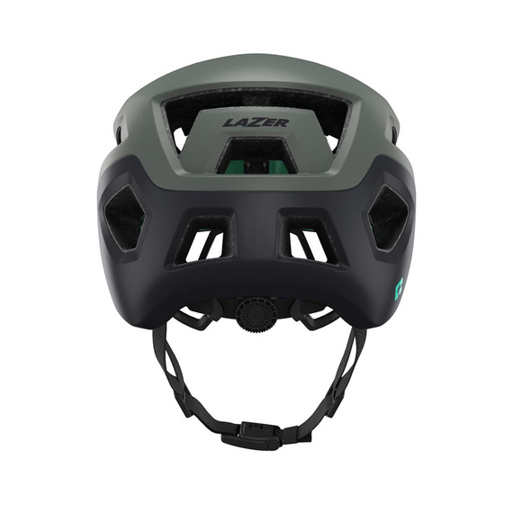 Kask MTB Lazer Coyote, KinetiCore, ciemno-zielony mat, rozmiar L (58-62 cm)