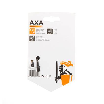 Lampka przednia Axa Classic czarna