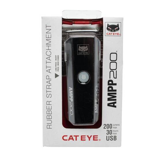 Lampka przednia Cateye AMPP 200 HL-EL042RC, USB, 200 lm