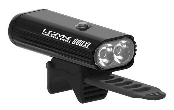 Lampka przednia Lezyne Micro Drive Pro 800XL, 800 lumenów, USB + zdalny włącznik