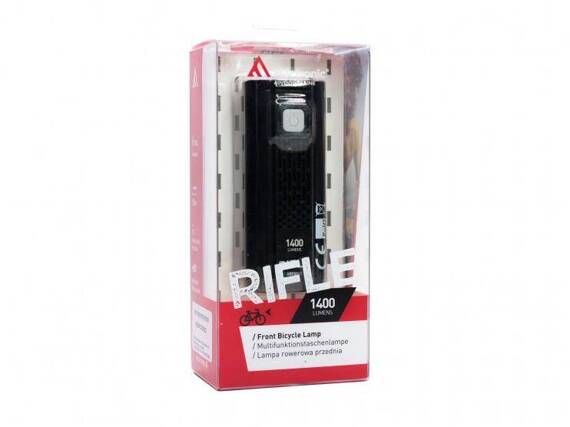 Lampka przednia Mactronic Rifle 1400 lm, USB, uchwyt